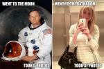 Went to the moon